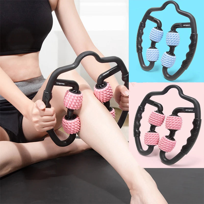 U-Shape Trigger Point Massage Roller | Deep Muscle Recovery Anytime, Anywhere