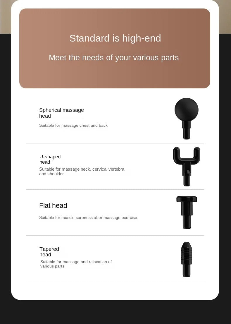 Long Handle Fascia Massage Gun | 12-Speed Relief