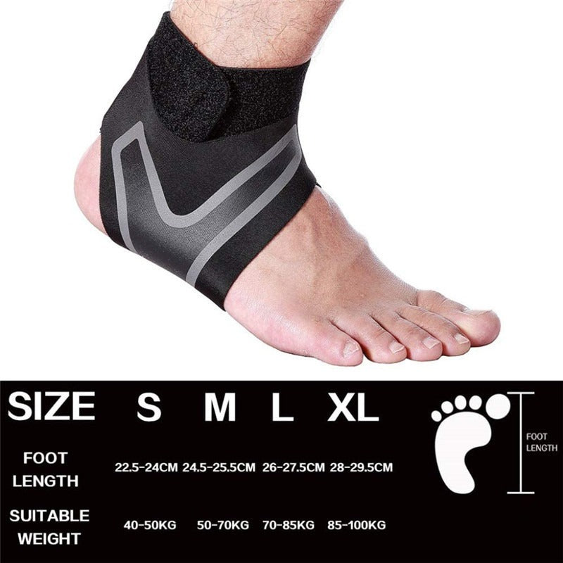 Ankle Brace Support | Adjustable Compression