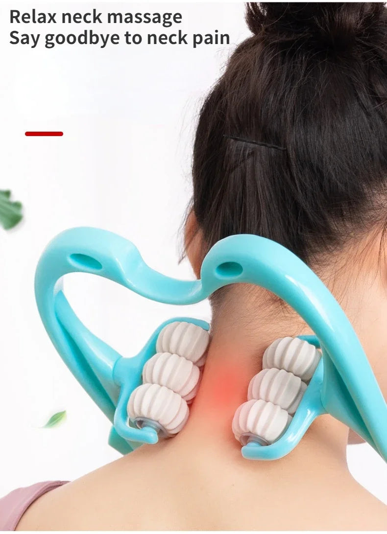 Therapy Neck Massager | Handheld Roller for Neck