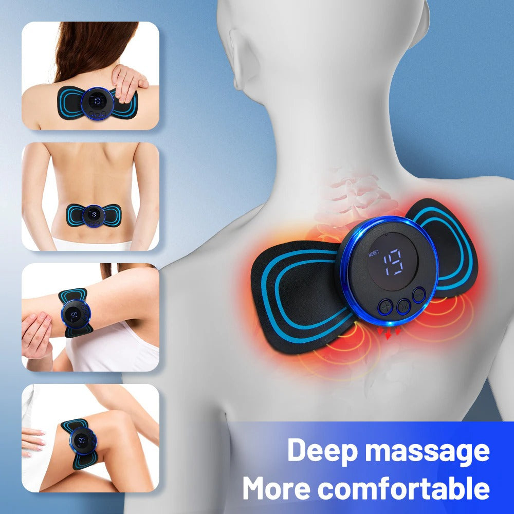EMS Portable Body Massager | USB Rechargeable, 8 Modes