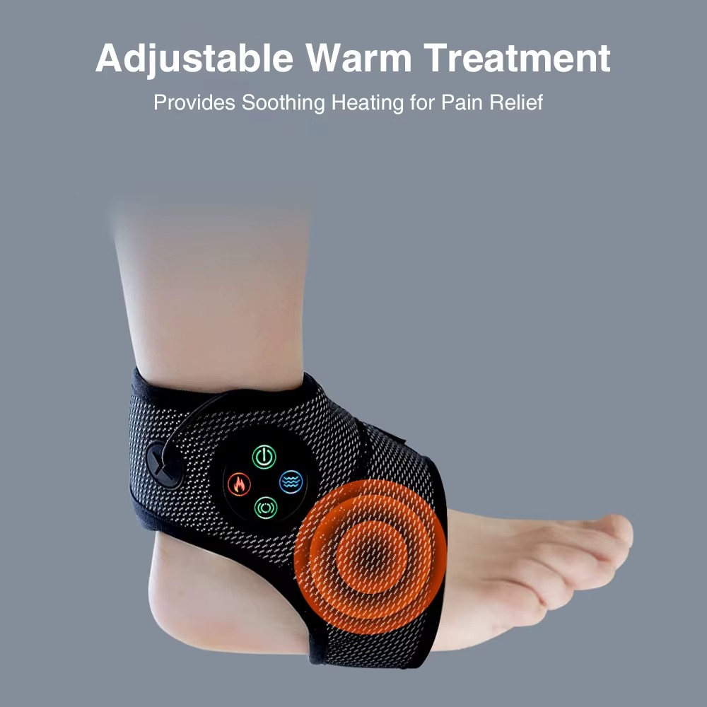 Smart Ankle Massage Brace | Heat & Compression