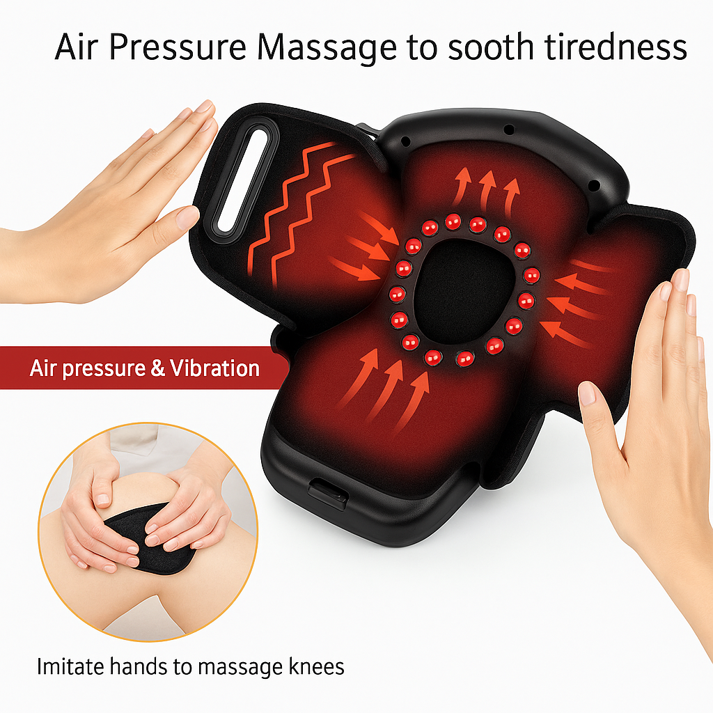 Infrared Knee Massager with Heat & Compression