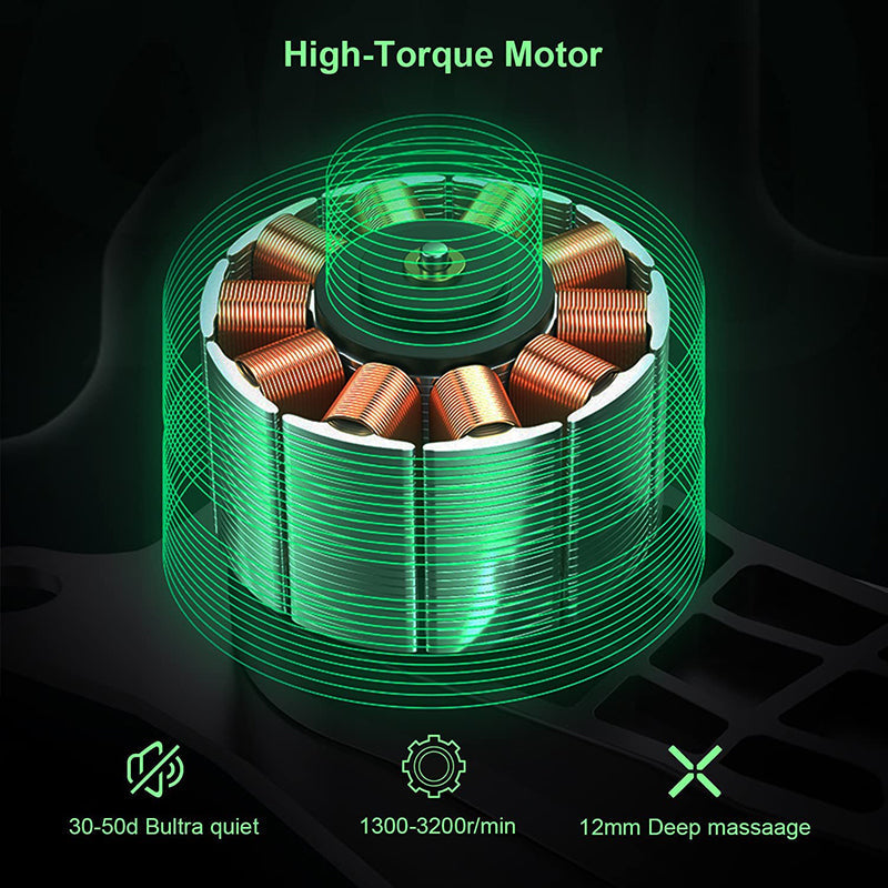 Mini Massage Gun | 8 Heads for Full-Body Use