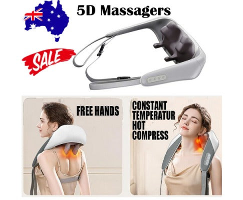 5D Deep Heat Neck & Shoulder Massager