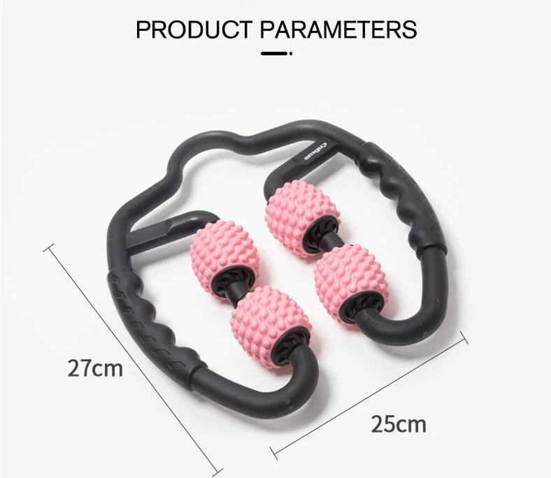 U-Shape Trigger Point Massage Roller | Deep Muscle Recovery Anytime, Anywhere