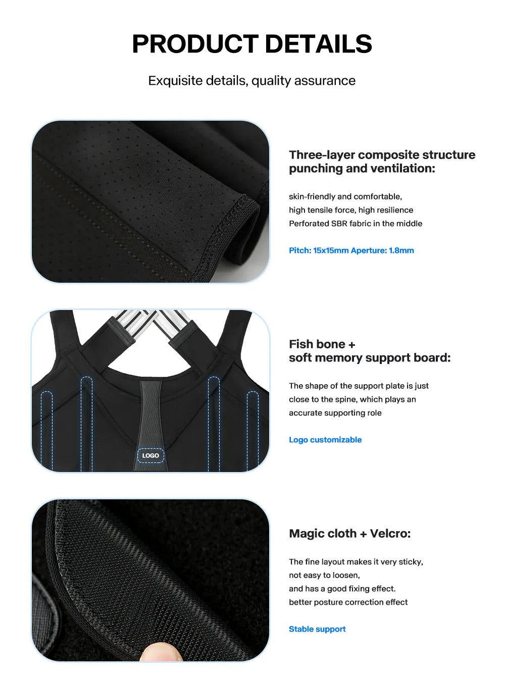 Adjustable Back Posture Corrector | Upper Back Support