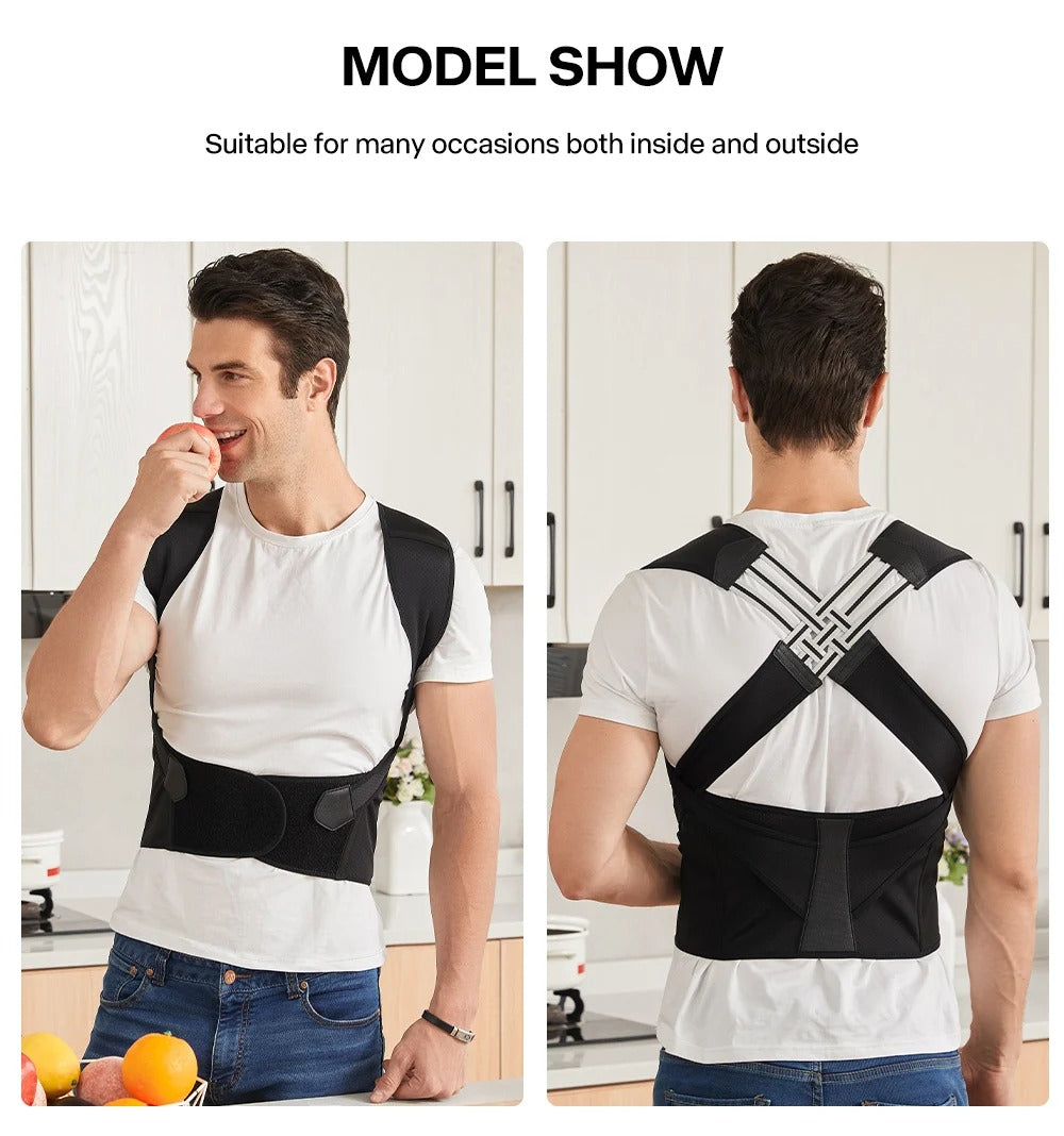 Adjustable Back Posture Corrector | Upper Back Support