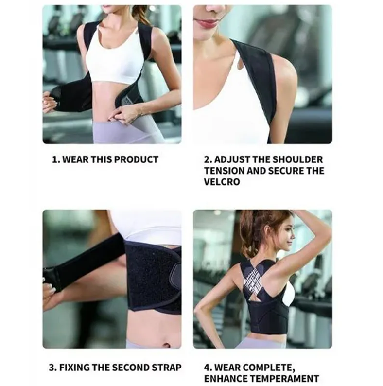 Adjustable Back Posture Corrector | Upper Back Support