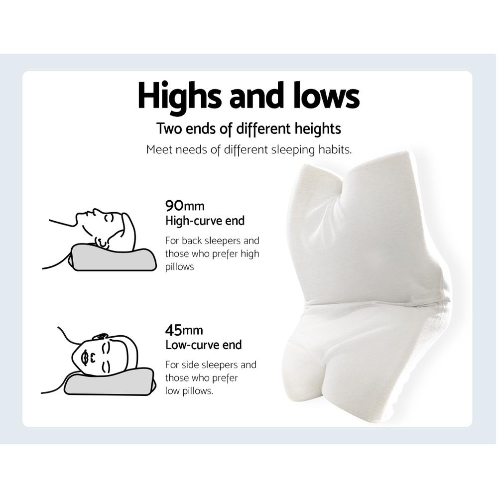 Orthopaedic Memory Foam Pillow for Neck Support