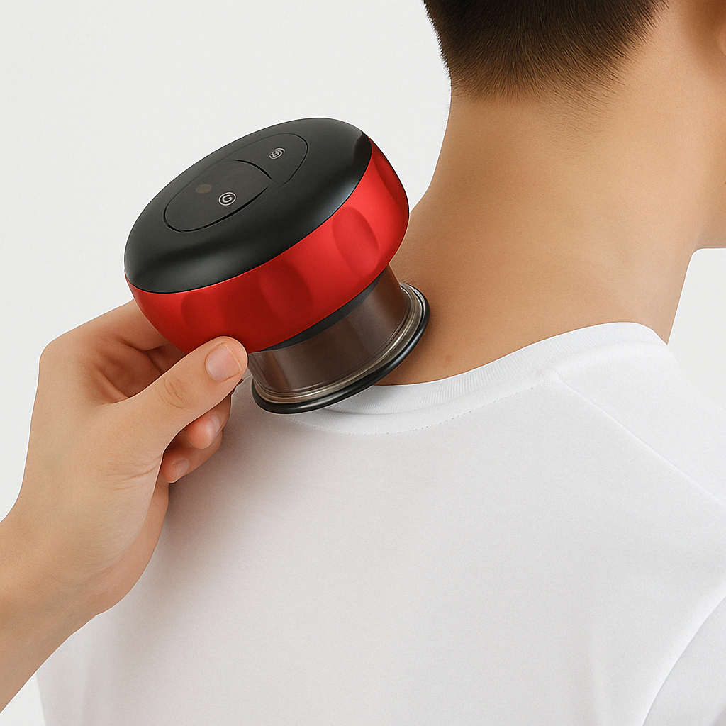 Electric Vacuum Cupping Massager | Red Light
