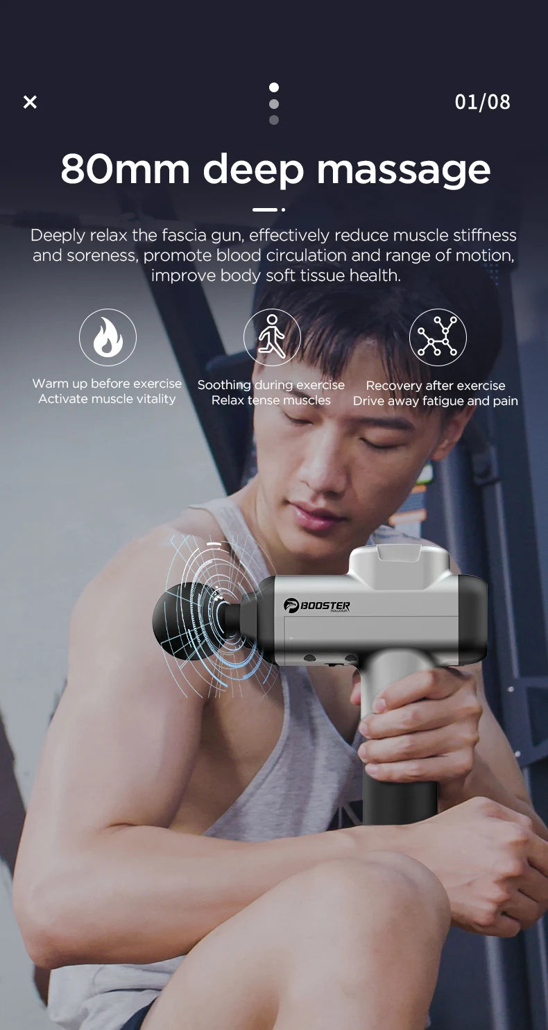 Master Massage Gun | Percussive Relief for Back & Neck