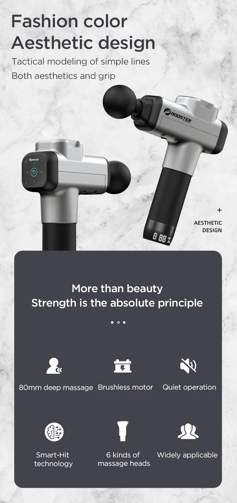 Master Massage Gun | Percussive Relief for Back & Neck