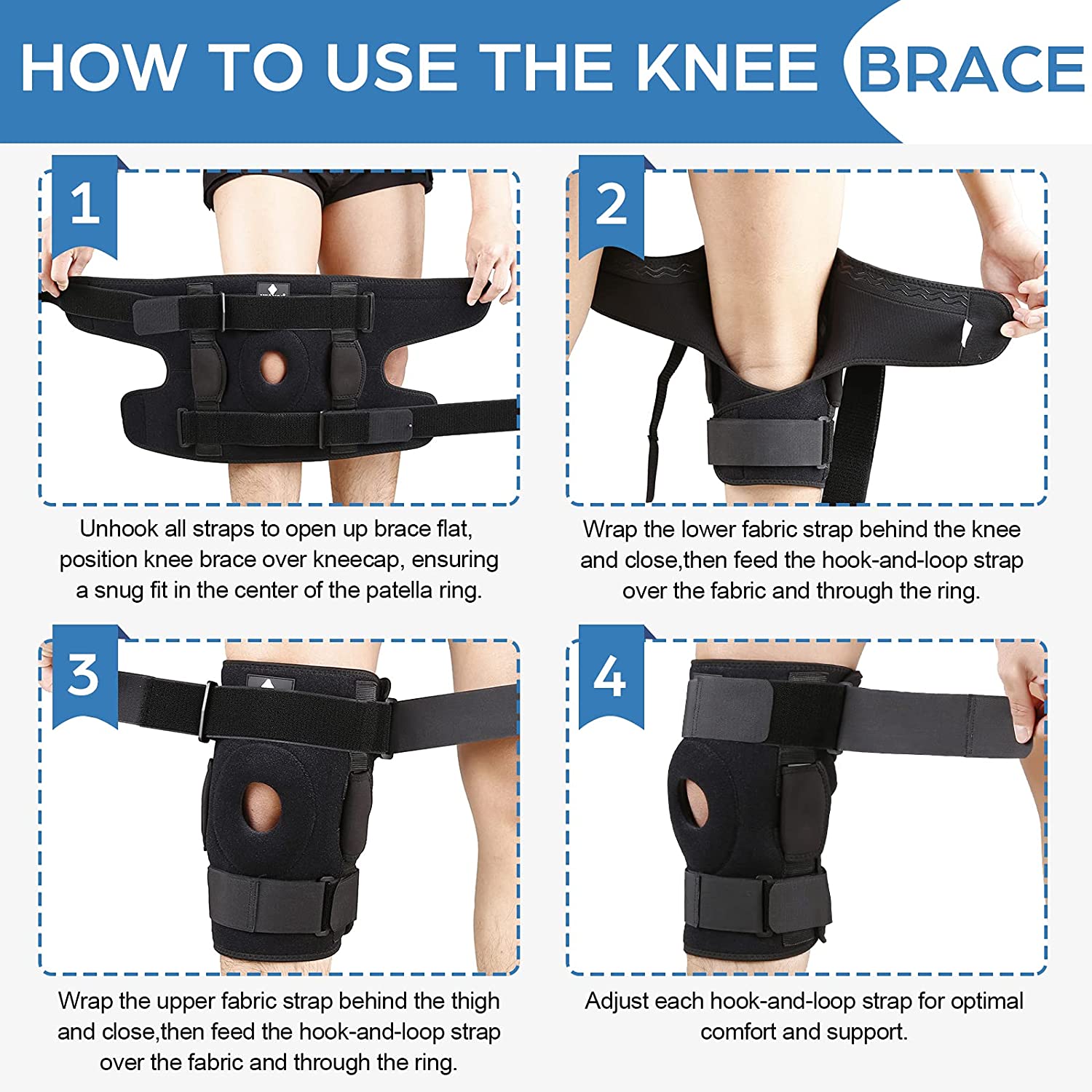 Knee Brace Stabiliser | Hinged Patella Support