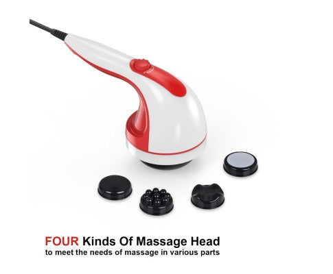 Handheld Body Massager | 4 Head Vibration