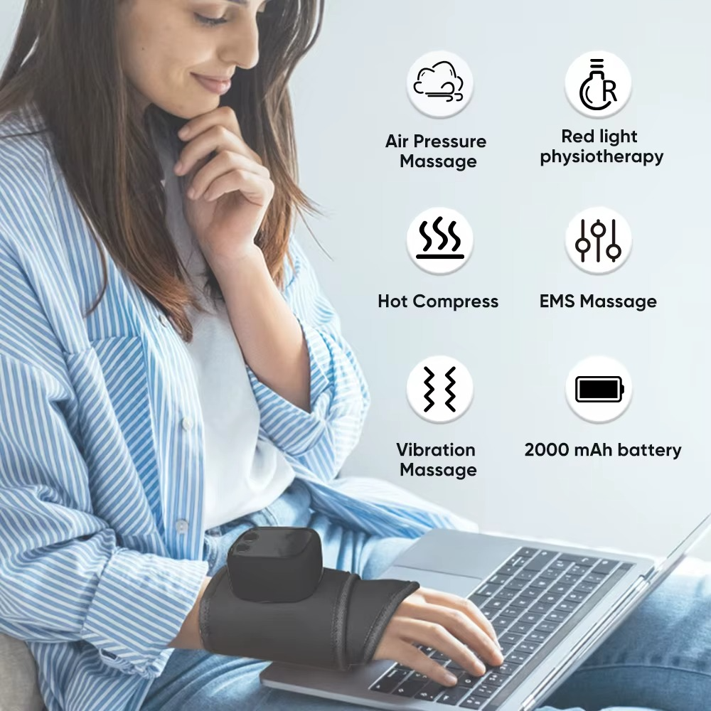 Heated EMS Wrist Massager | Wrist Support