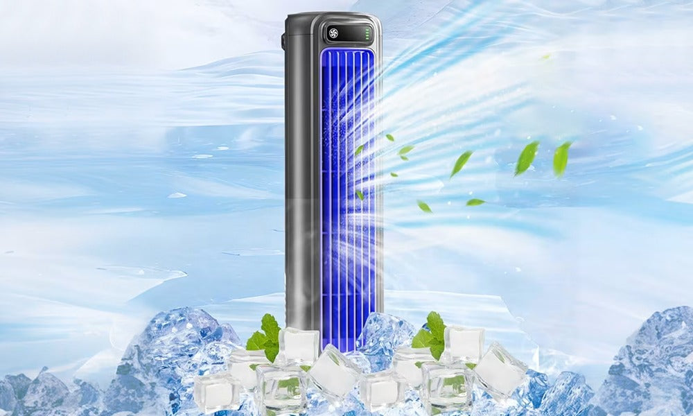 Portable Bladeless Tower Fan | Personal Fan