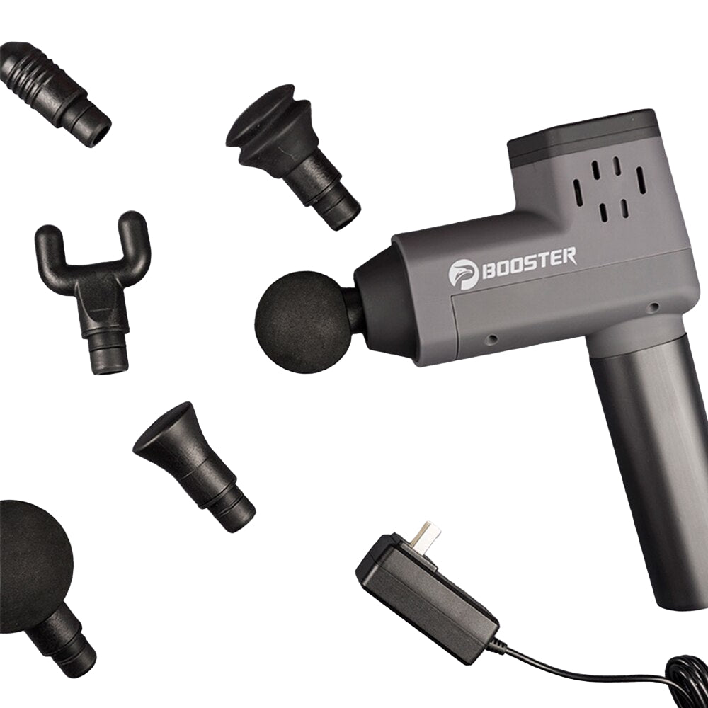 Relisora T-Series muscle massage gun in hero front view, showing 12mm amplitude and 1300–3300rpm range to help support deep muscle comfort.