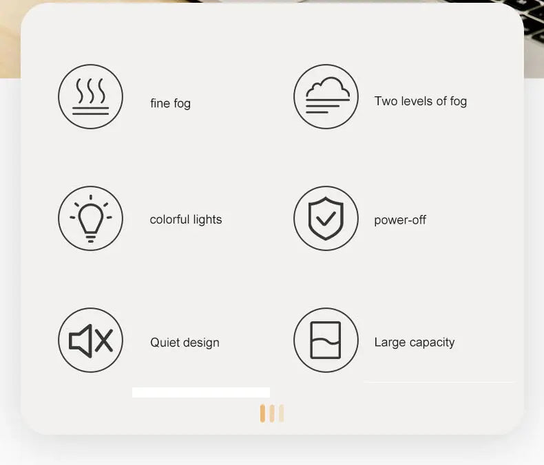 Portable Aroma Diffuser Humidifier (LED, 260–300ml)