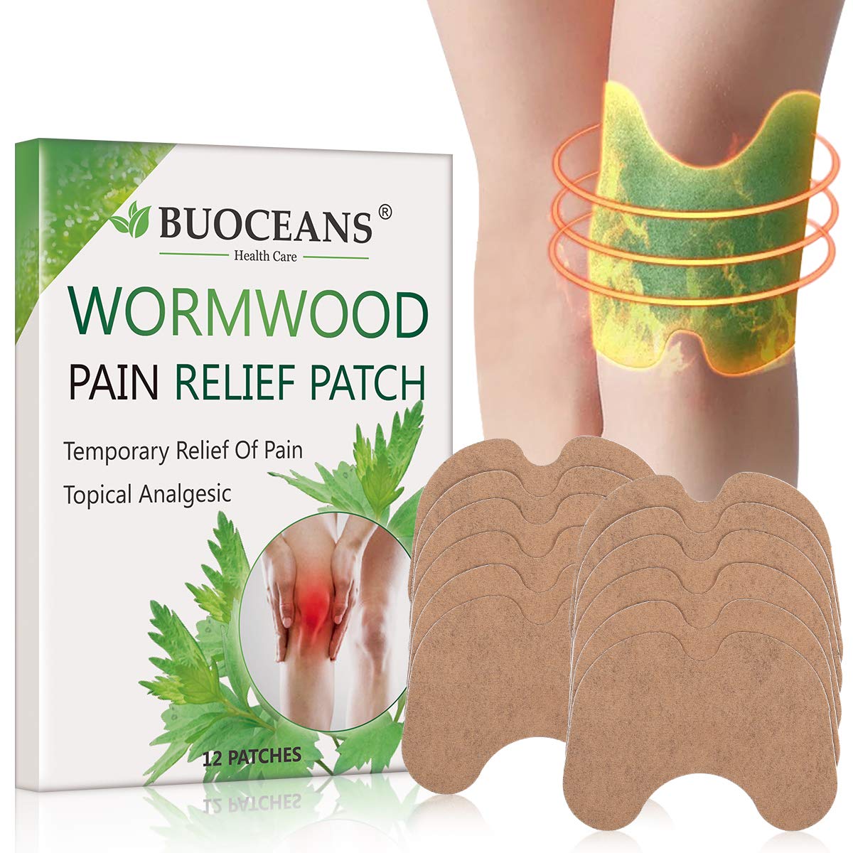 Wormwood Pain Relief Patch | Knee & Joint Support