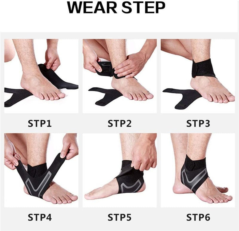 Ankle Brace Support | Adjustable Compression