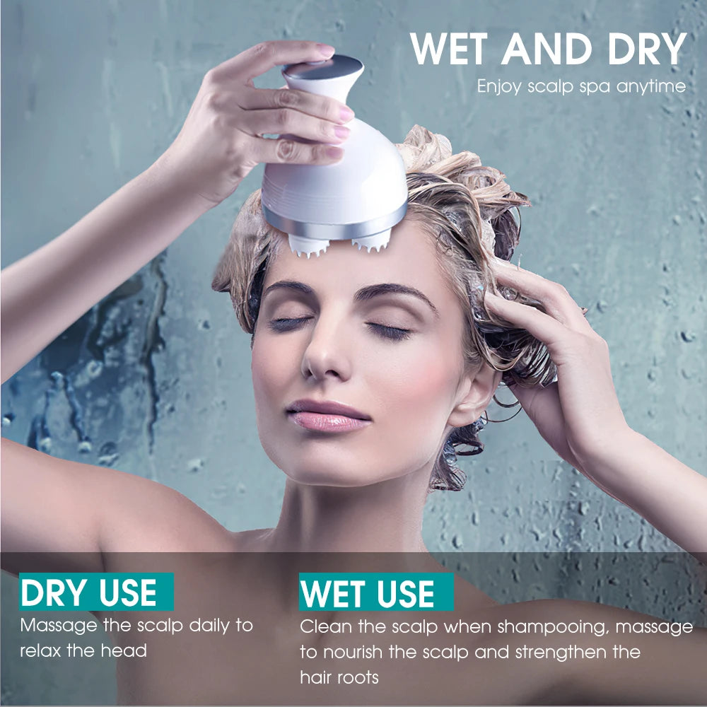 Waterproof Wireless Scalp Massager (Head)