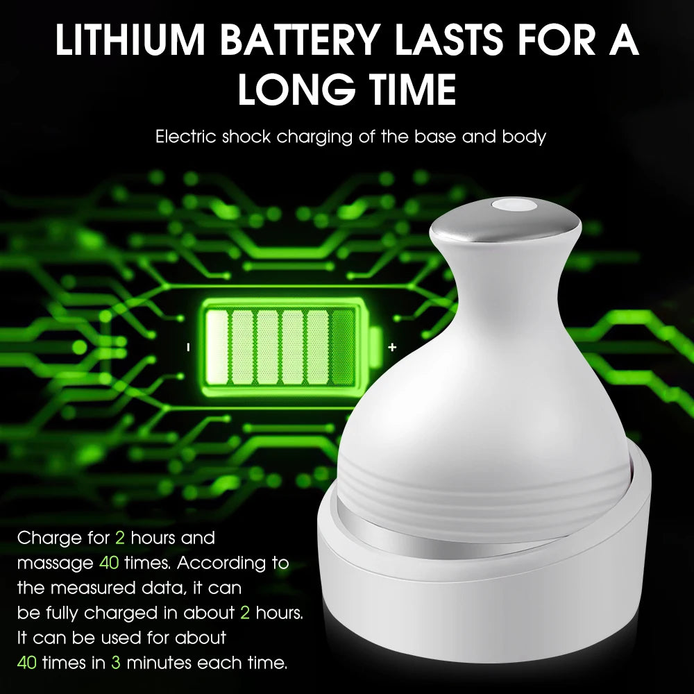 Waterproof Wireless Scalp Massager (Head)