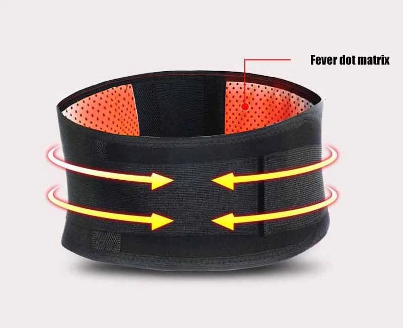 Self Heating Lumbar Support Belt | Magnetic Back Support