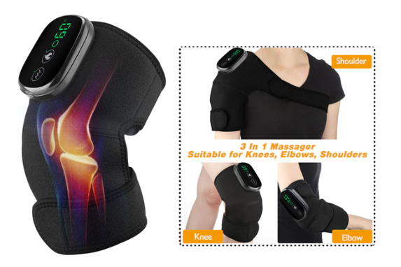 Thermal Knee Massager | Heat & Vibration (3-in-1)