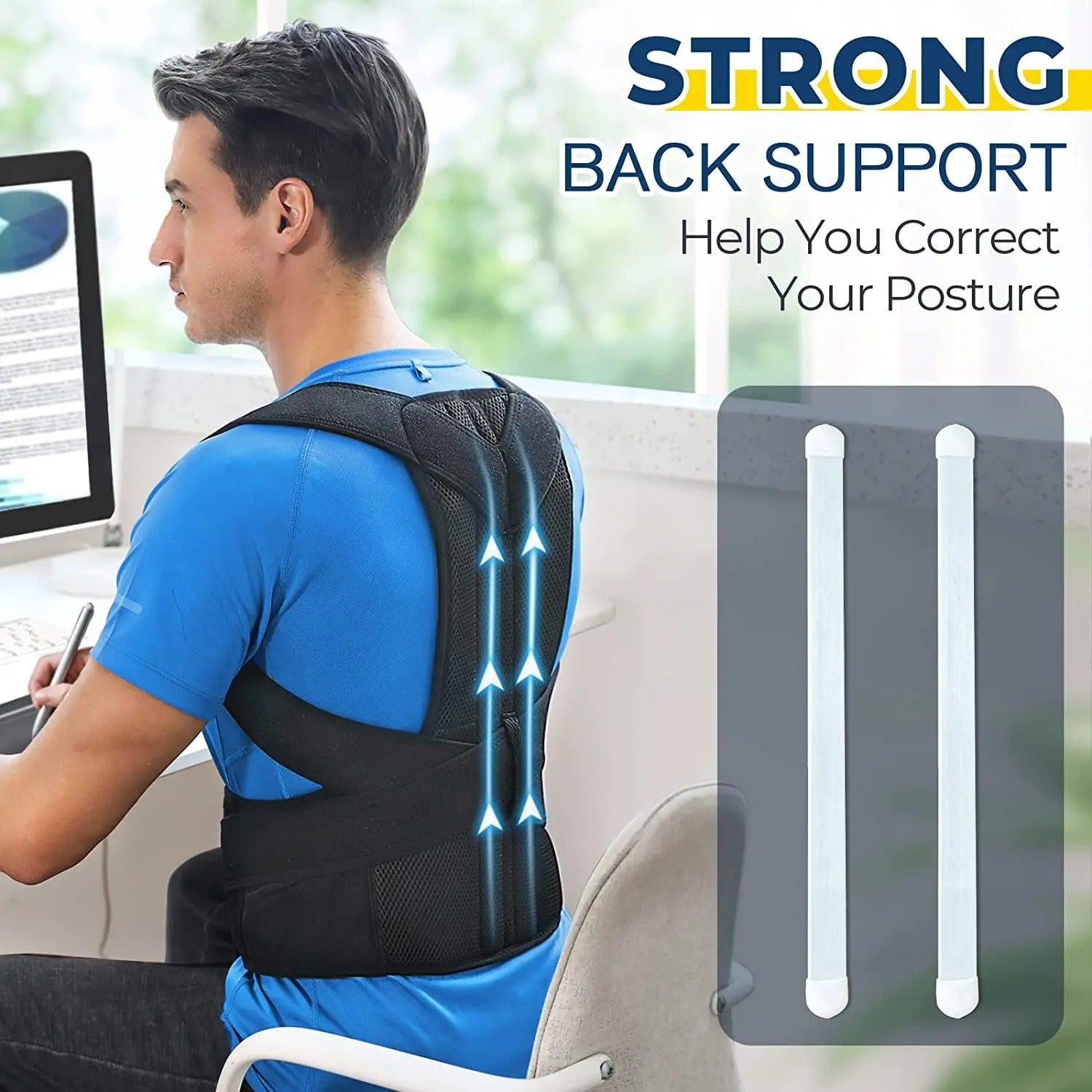 Adjustable Back & Shoulder Posture Brace
