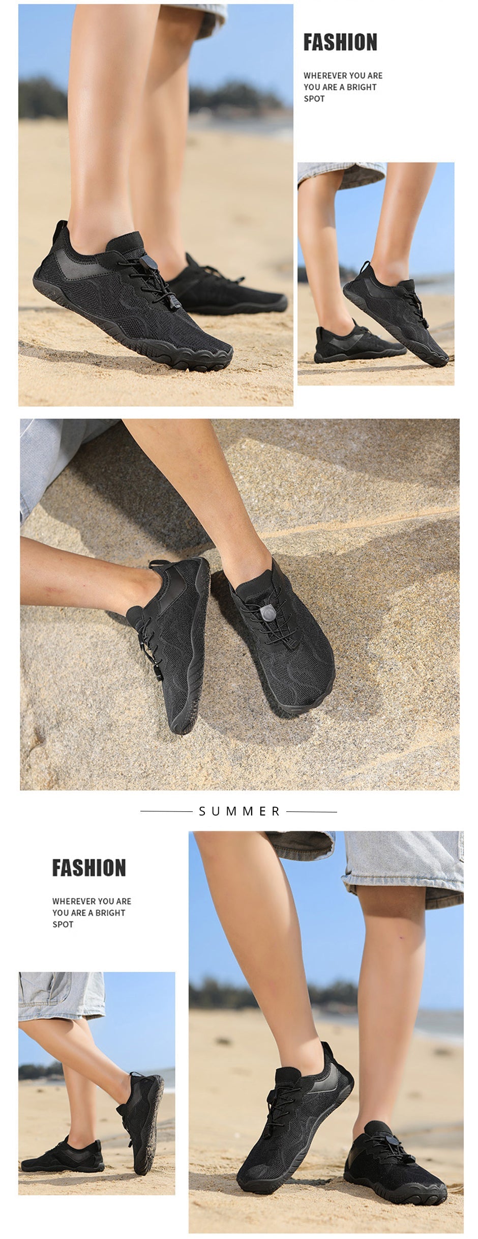 Non Slip Barefoot Aqua Shoes | Unisex